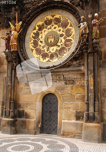 Image of Detail of Astronomical Clock in Prague