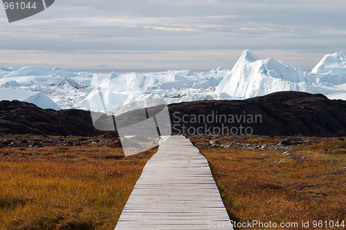 Image of Boardwalk to the icefjord 