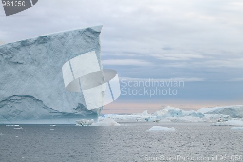 Image of Iceberg in Ilulissat at sunset