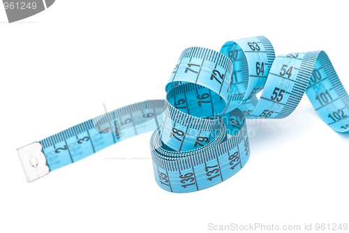 Image of Curled measuring tape 