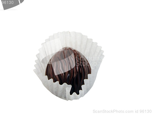 Image of Chocolate truffle-clipping path