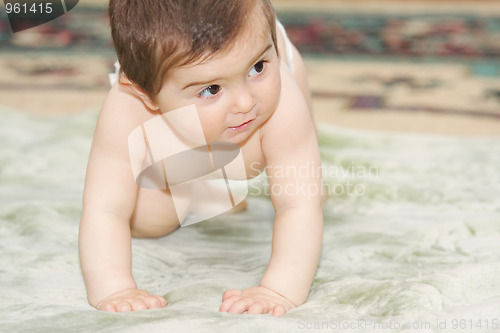 Image of Crawling infant