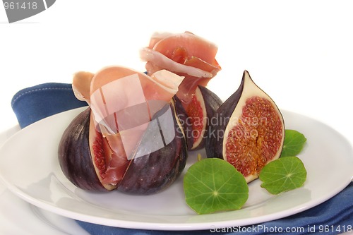 Image of Figs with ham