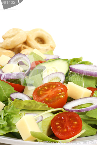 Image of Mixed salad with cheese