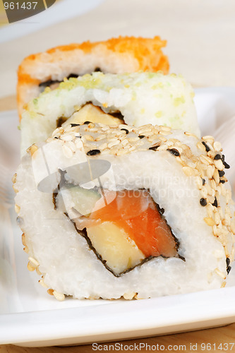 Image of Sushi close-up