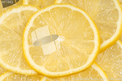 Image of Lemon slices background