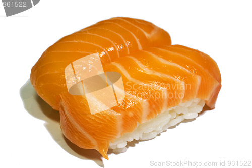 Image of sushi on white 