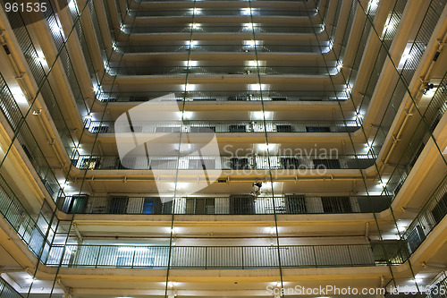 Image of Hong Kong public housing apartment block 