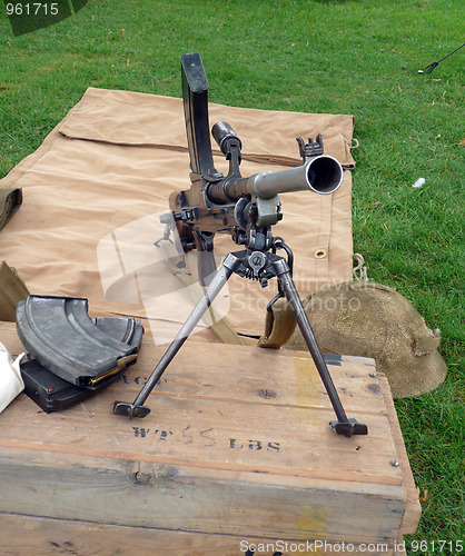 Image of world war two machine gun