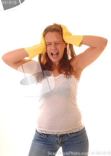 Image of Screaming woman.