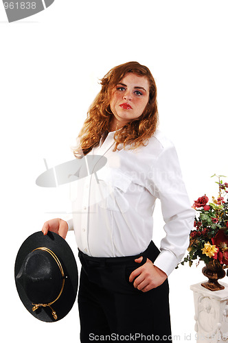 Image of Pretty security guard.