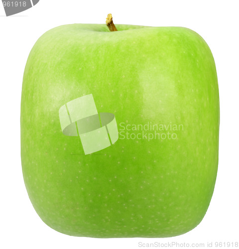 Image of Single square green apple