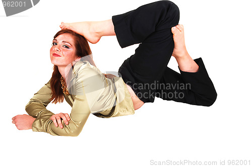 Image of Acrobatic girl.