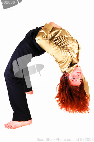 Image of Acrobatic girl.