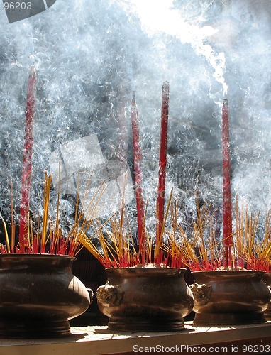 Image of Prayer sticks, Ho Chi Minh, Vietnam