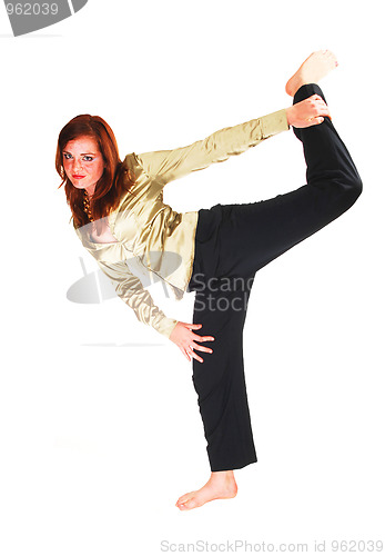 Image of Acrobatic girl.