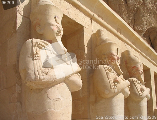 Image of Guardians at the Temple of Queen Hatshepsut, Egypt