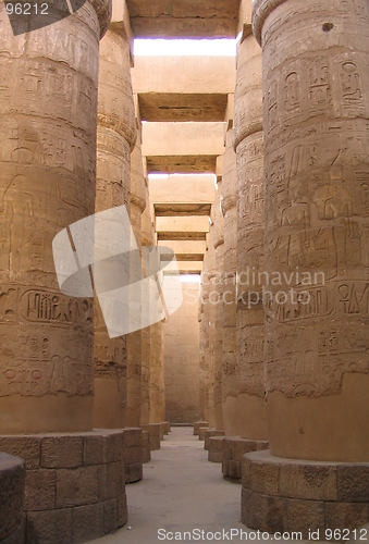 Image of Massive columns of Karnak Temple, Luxor, Egypt