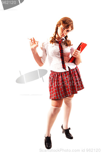 Image of Schoolgirl in uniform.