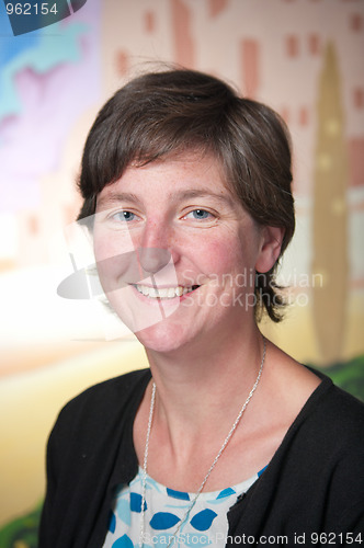 Image of Smiling business woman portrait