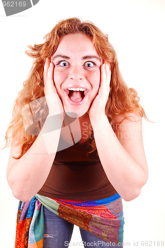 Image of Surprised girl.