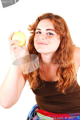 Image of This apple is good.