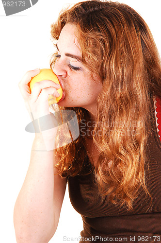 Image of This apple is good.
