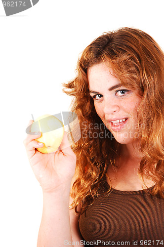 Image of This apple is good.