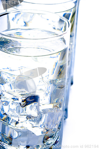 Image of three glasses with water