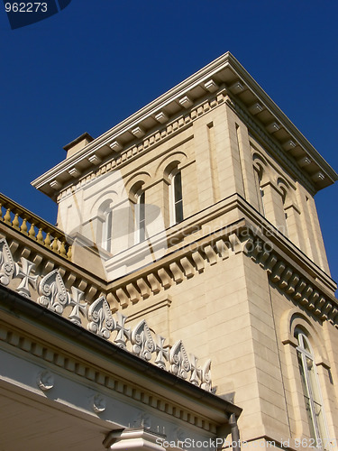 Image of The tower of an castle.