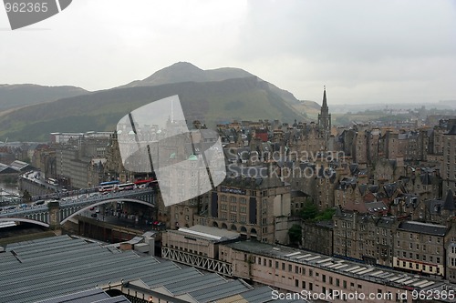 Image of edinburgh rainy day