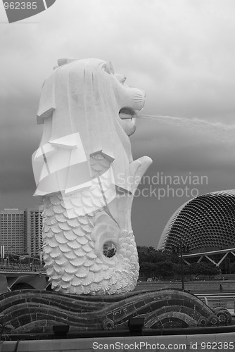 Image of Merlion, the symbol of Singapore