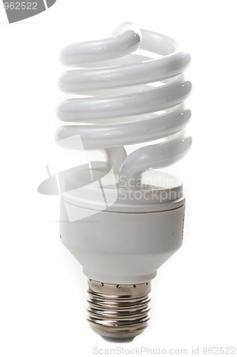 Image of Fluorescent lamp bulb on isolated background