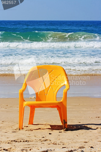Image of The chair on the beach
