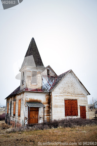 Image of old abandoned church