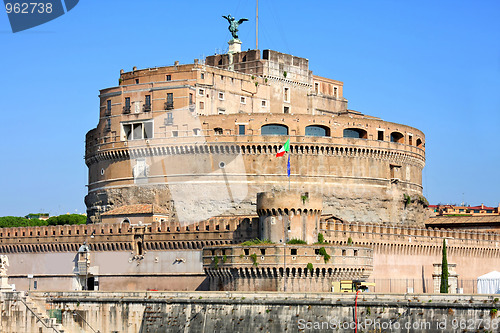 Image of Castel Sant' Angelo in Rome, Italy 