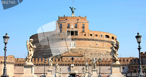 Image of Castel Sant' Angelo in Rome, Italy 