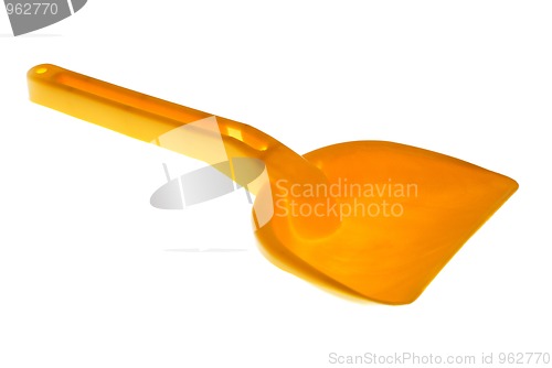 Image of Orange toy shovel