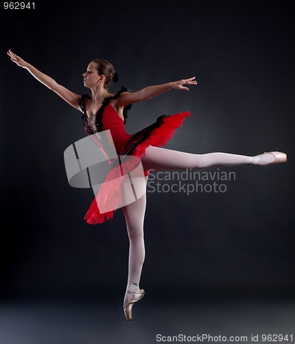 Image of ballerina posing