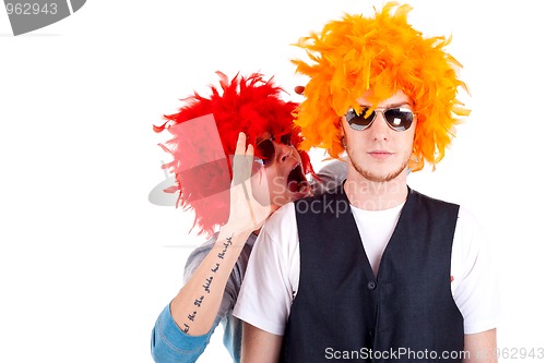 Image of two funny men 
