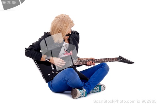 Image of passionate rock girl 