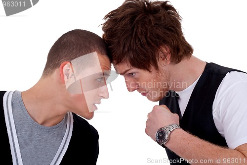 Image of two men fighting