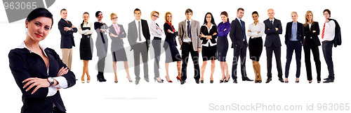 Image of  attractive business people