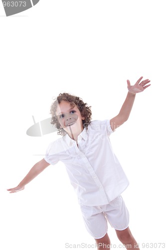 Image of girl with hands in the air