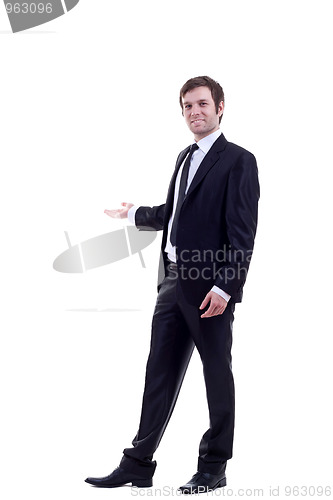 Image of Business man making a presentation