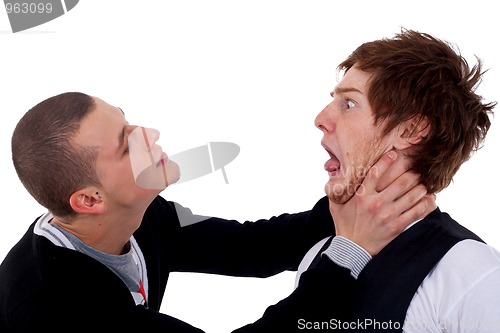 Image of two men fighting