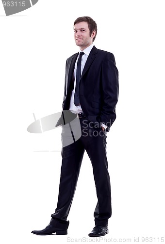 Image of  business man standing