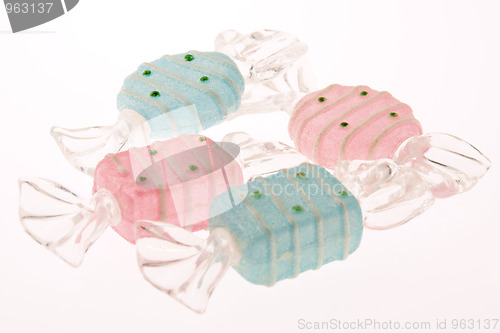 Image of Candy shaped Christmas ornaments