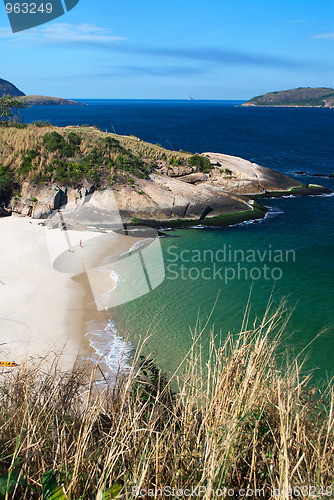 Image of Crystalline desert beach in Niteroi, Rio de Janeiro, Brazil