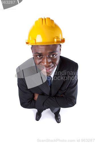 Image of African engineer businessman 